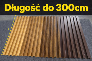 Lamele elewacyjne stal H-2cm | 2cm x 2cm | max 3m