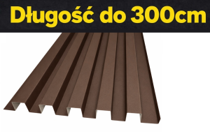 Lamele elewacyjne stal H-3cm | 3cm x 3cm | max 3m