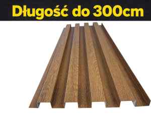 Lamele elewacyjne stal H-3cm | 4,5cm x 4,5cm | max 3m