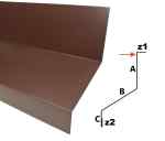 Przód komina obróbka frontowa aluminium A30