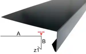 Profil balkonowy okapowy aluminiowy AVZ