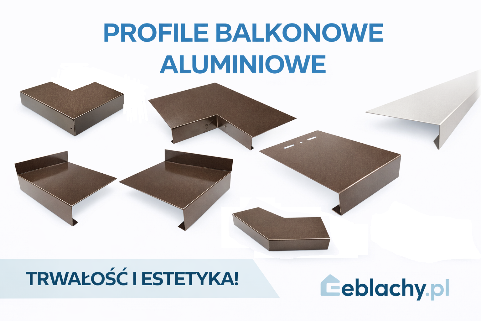 Profil na balkon aluminiowe blachy - Producent
