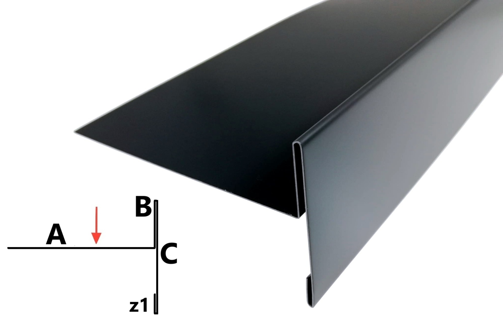 Profil balkonowy boczny