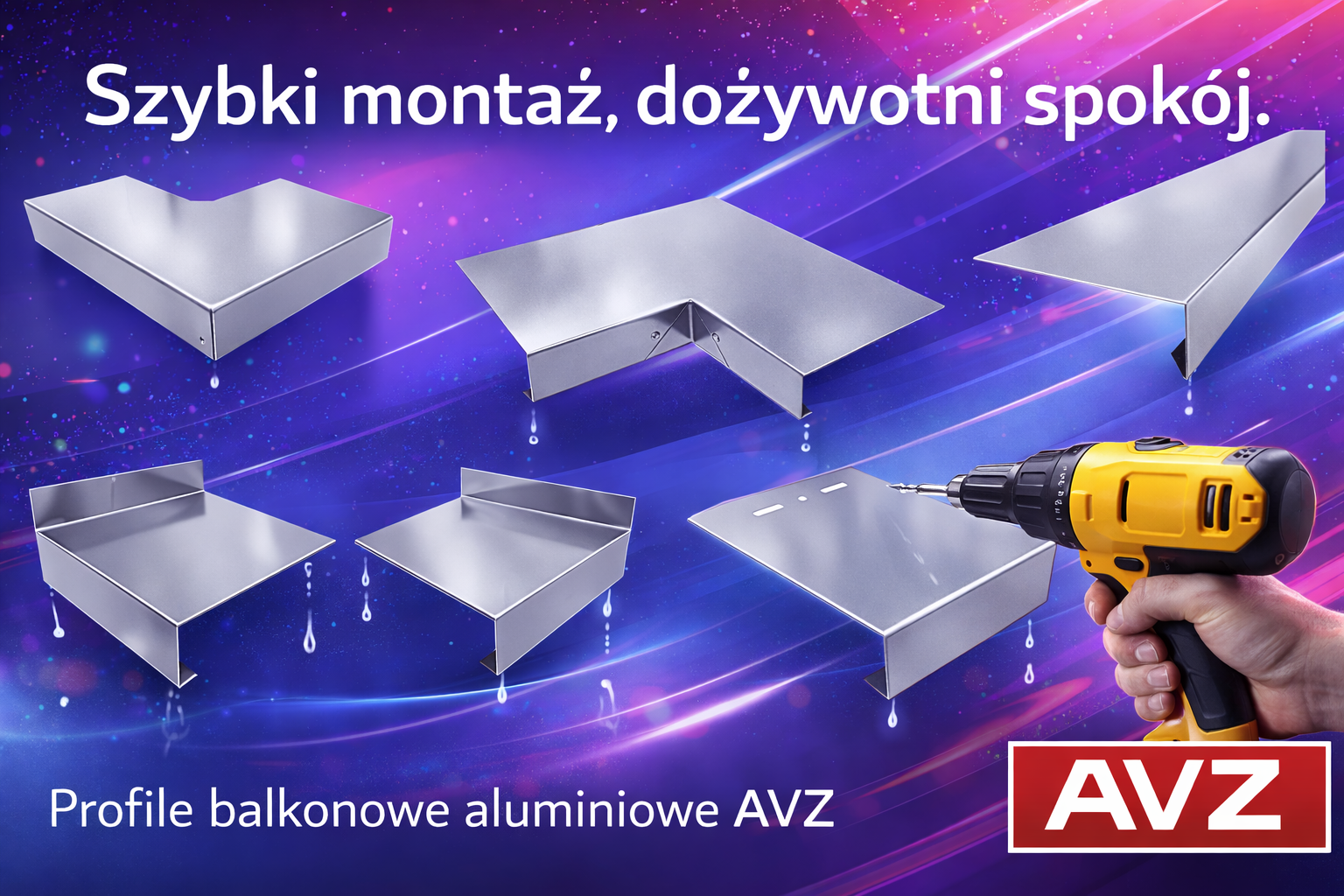 gięte na wymiar profile balkonowe - Sklep internetowy