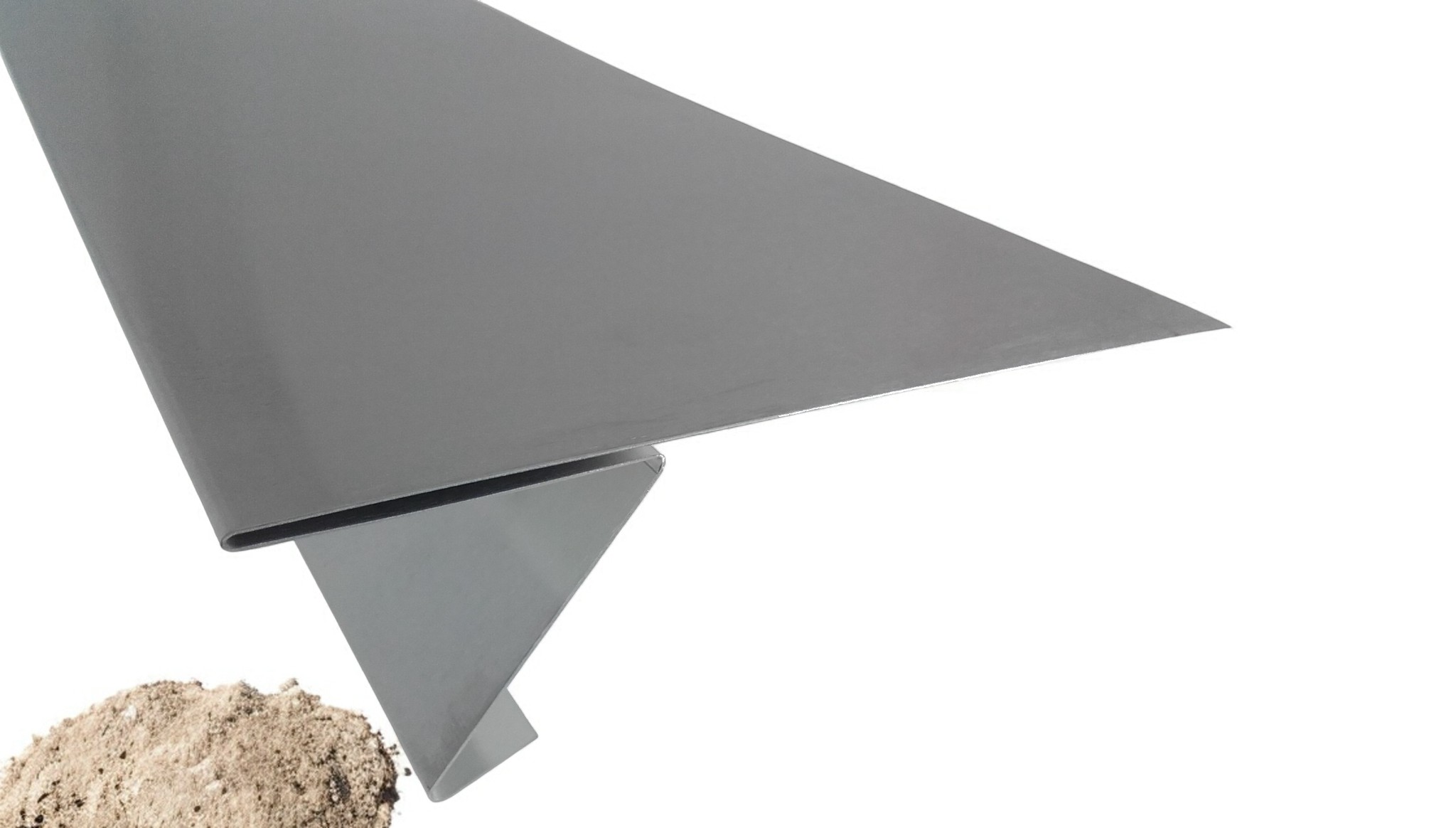 Pas nadrynnowy pod rąbek stal nierdzewna