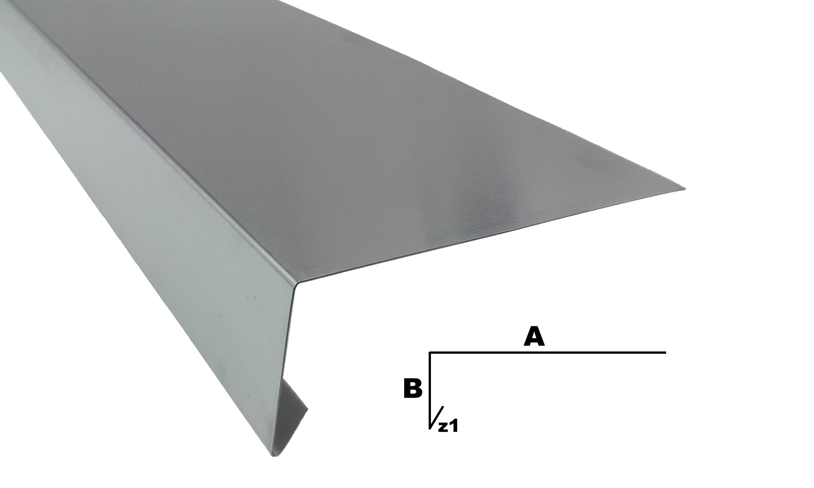 Pas nadrynnowy na balkon  dach płaski stal nierdzewna