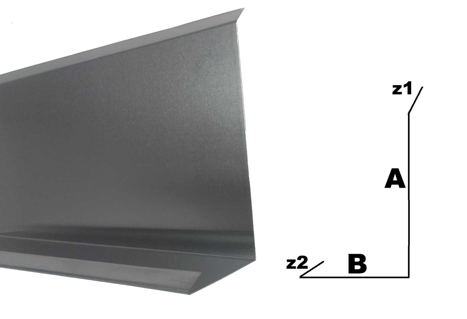 Obróbka boczna przyścienna stal nierdzewna kwasiak