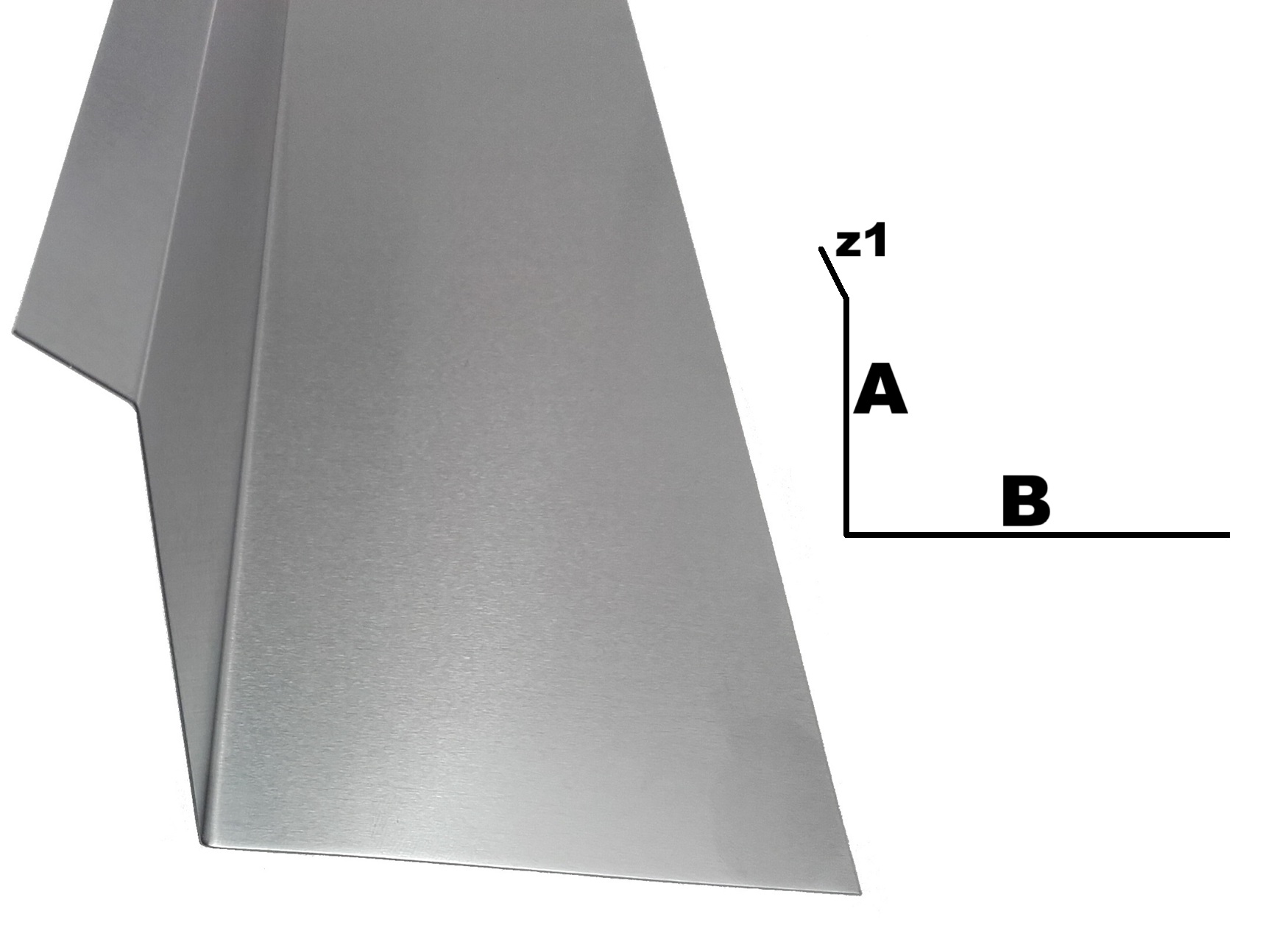 Obróbka przyścienna pod gont papę stal nierdzewna