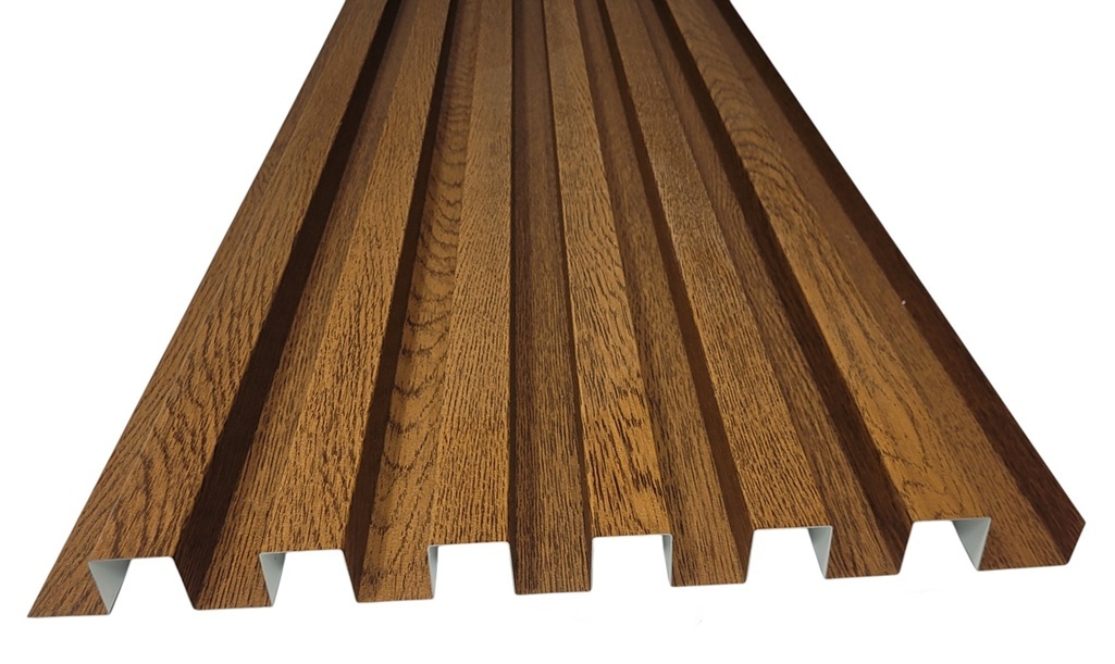 Pionowe lamele elewacyjne z blachy - Producent okładzin ściennych