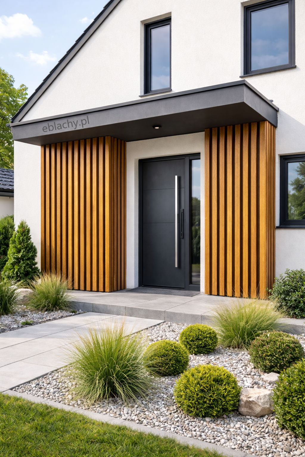 Lamele z blachy - Panele imitujące drewno na ścianę