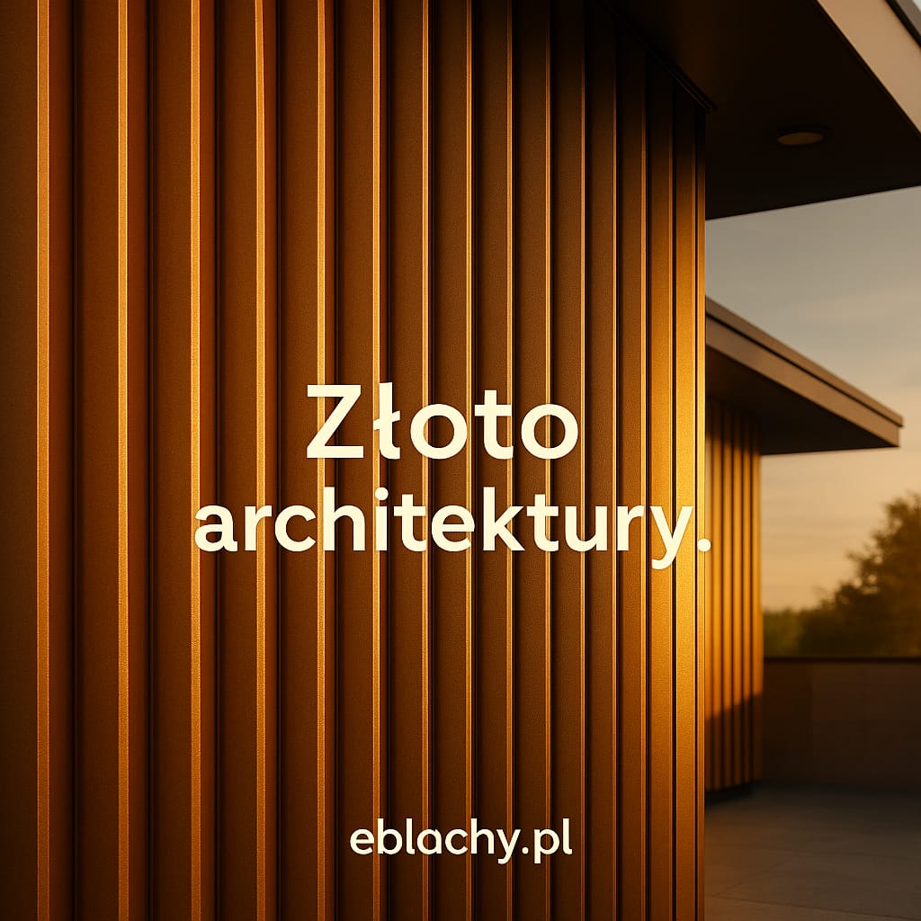 Elegancka nowoczesna elewacja domu - Producent