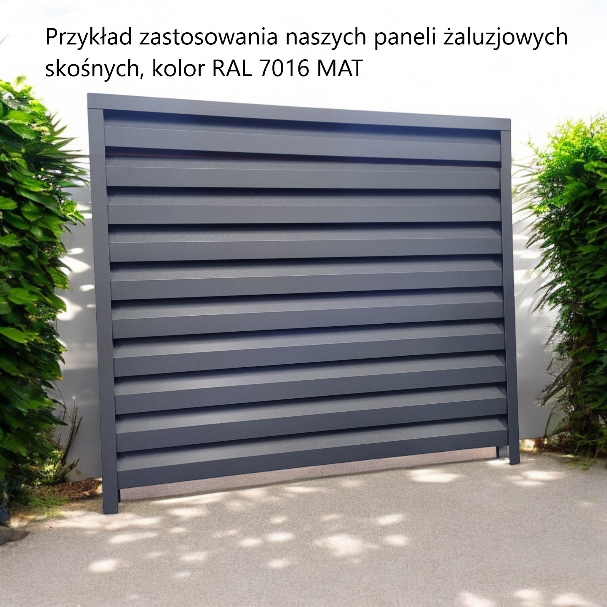 Przęsło żaluzjowe skośne