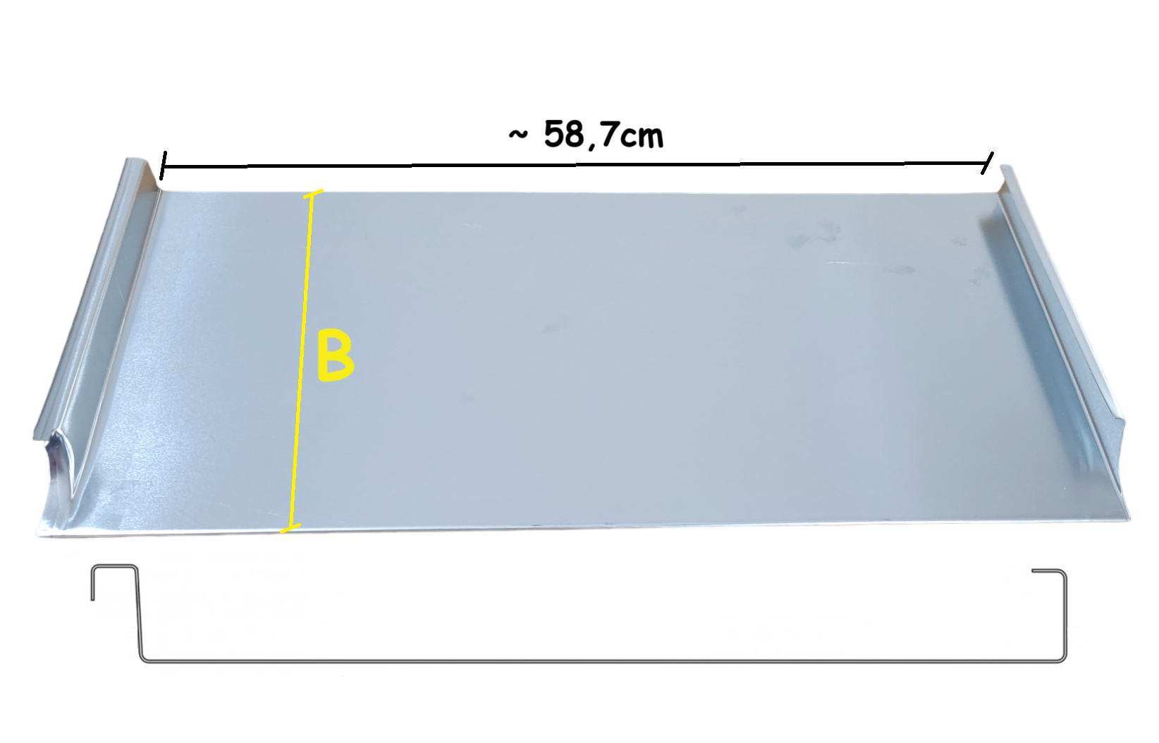 Panele na rąbek tytan cynk blacha