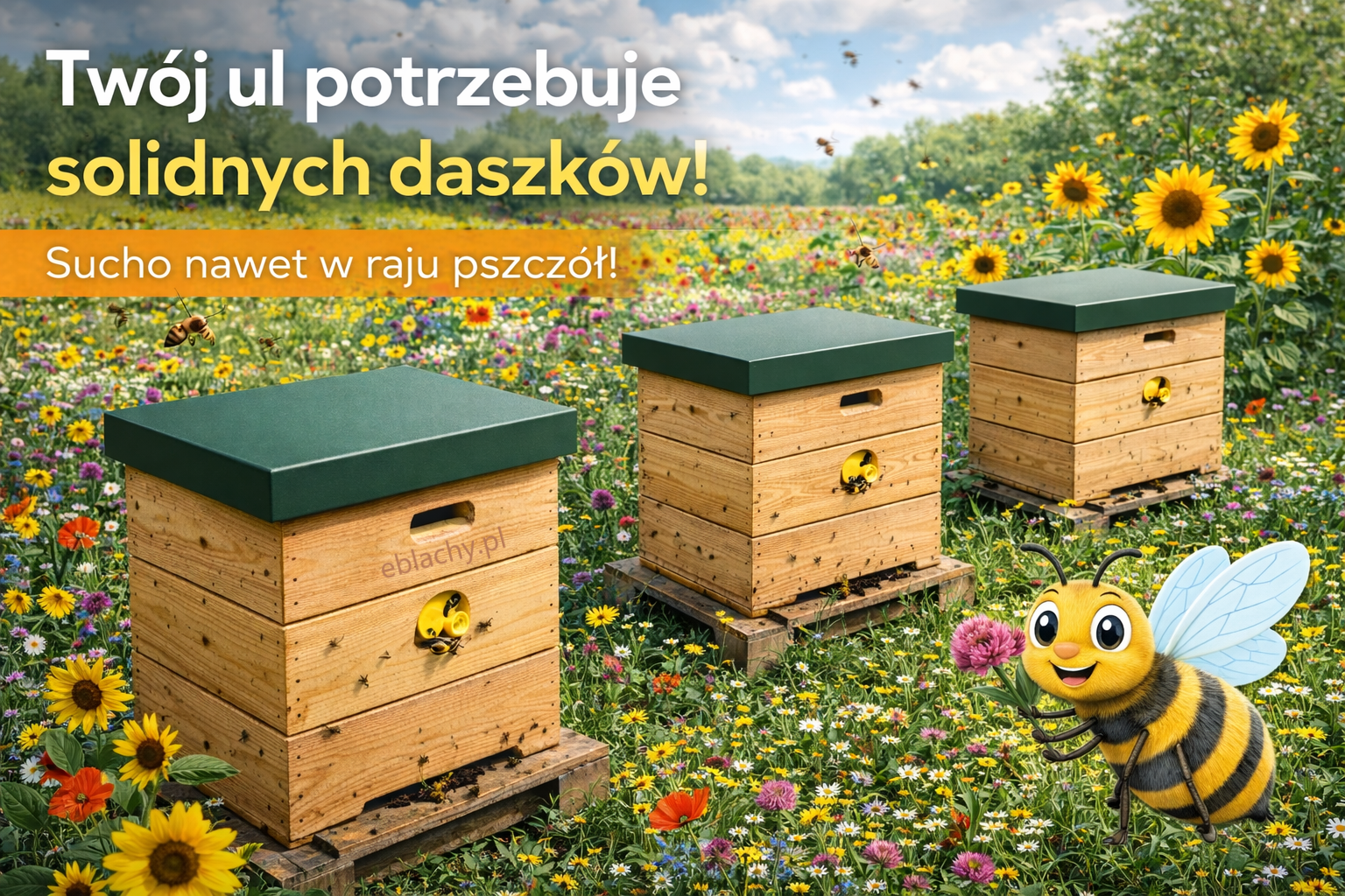 Daszki na ule na wymiar - Producent czap pasiecznych