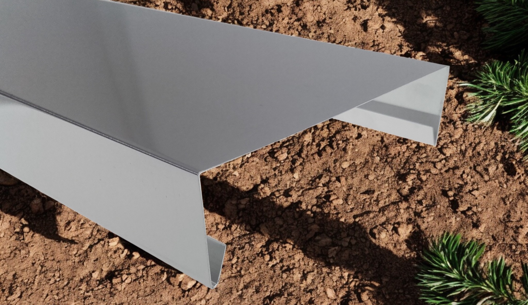 Obróbka attyki tytan cynk ogniomur mur ściana