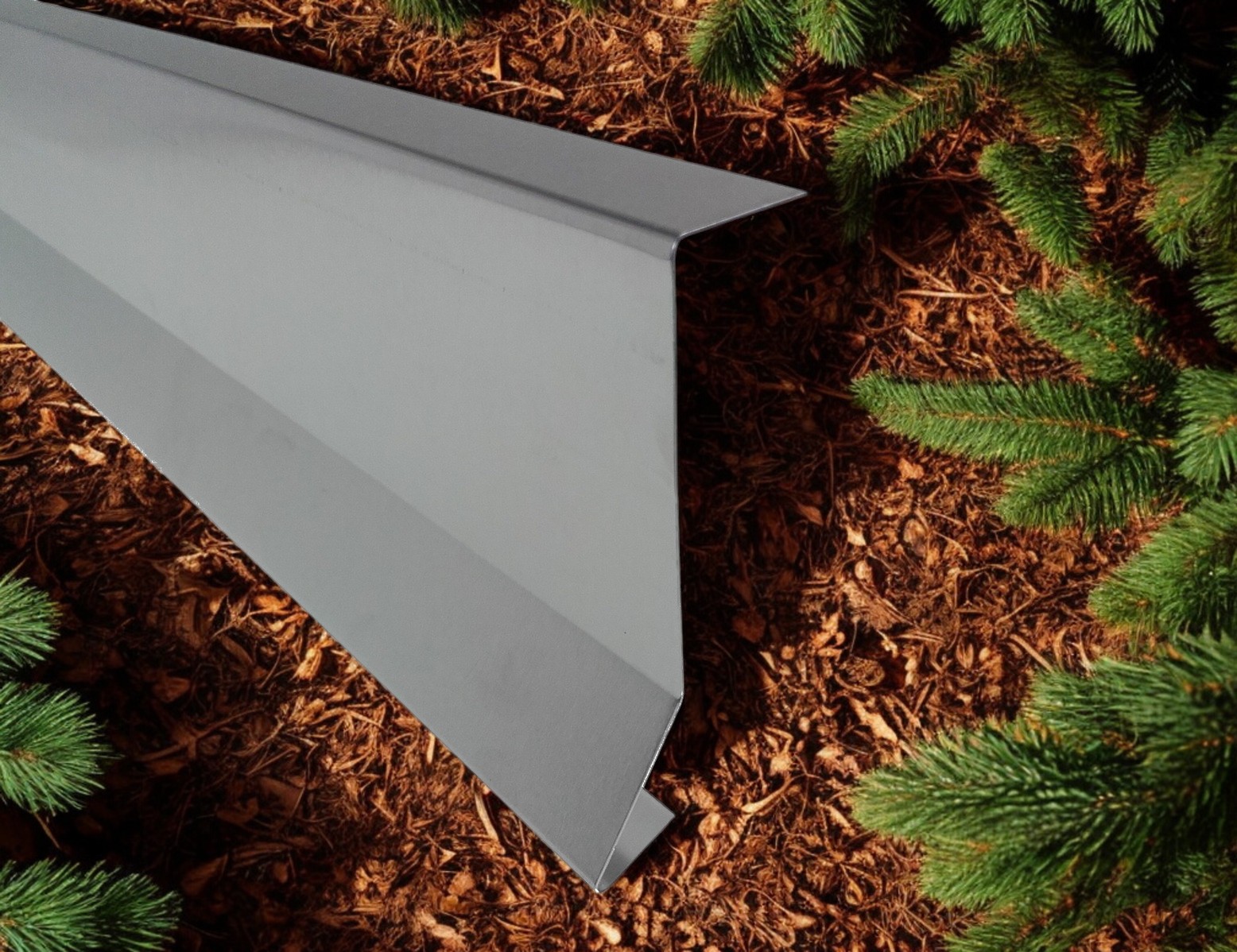 Opaska kominowa przyścienna tytan cynk