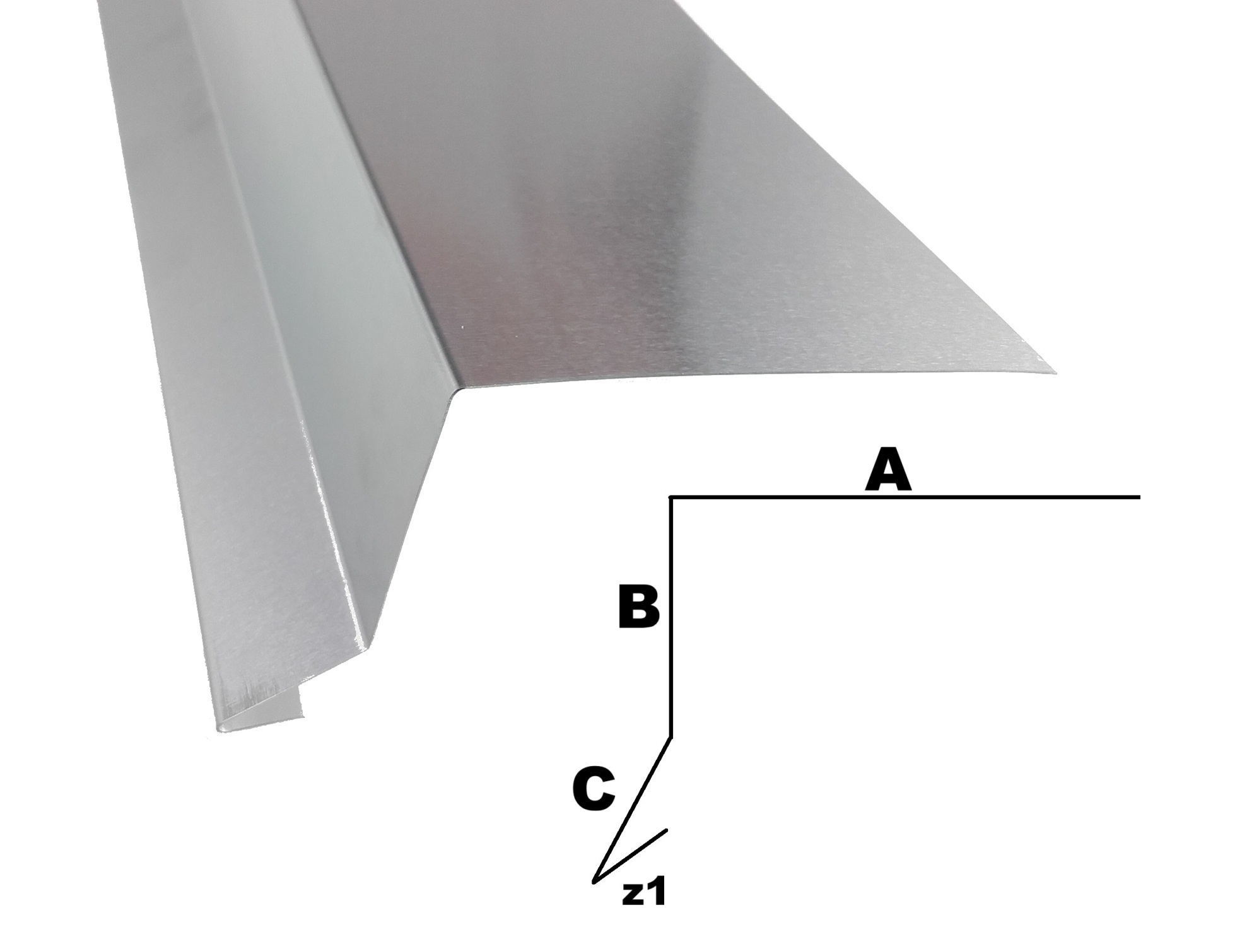 Profil balkonowy tytan cynk